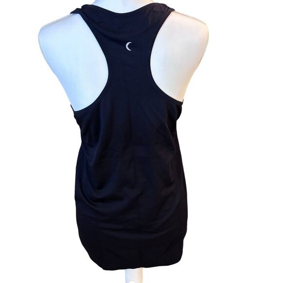 Zyia Active Ladies Large Racer Back Athletic Top Black Workout Nylon/Copper - Picture 5 of 9